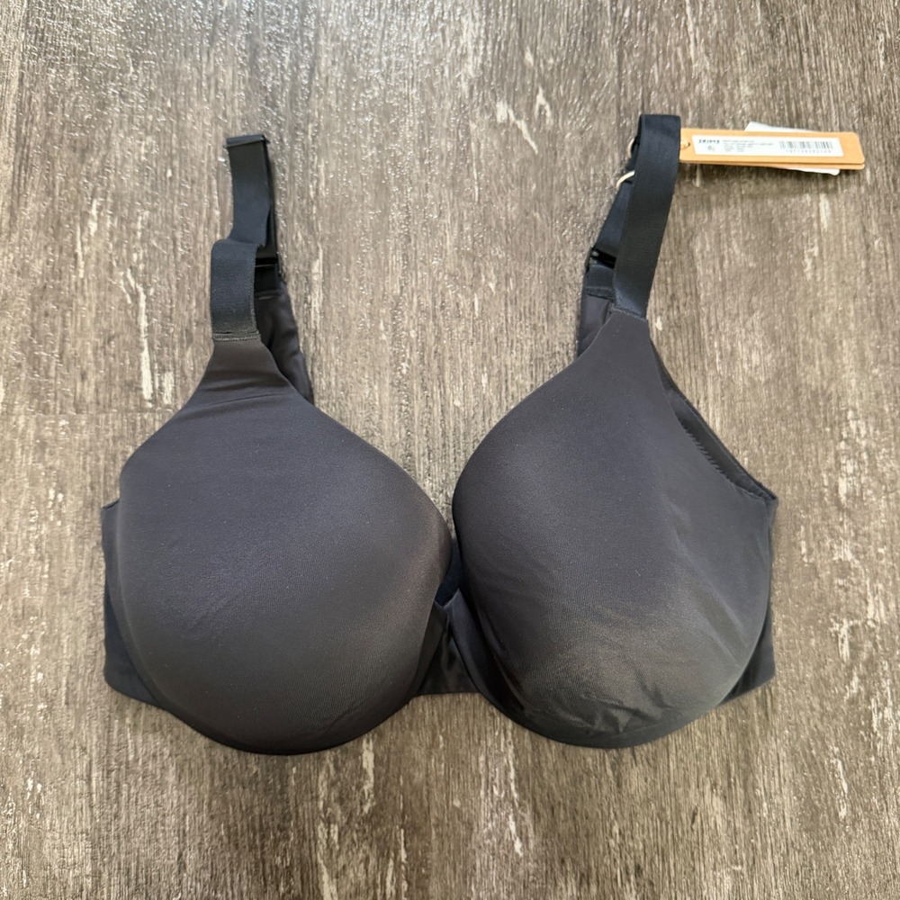 SKIMS Smoothing Intimates Full Coverage Lightly Lined Bra Onyx 32DD